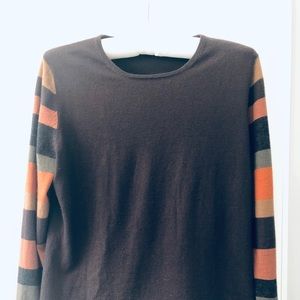 Akris cashmere sweater with fall colors